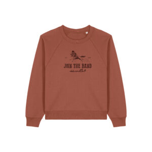 SUDADERA MUJER TEJA CABALLO "JOIN THE BAND"