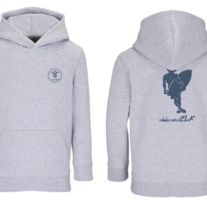 SUDADERA NIÑO GRIS SKATE CON CAPUCHA