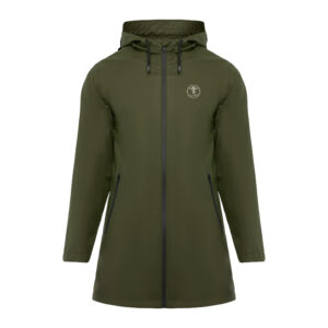 CHUBASQUERO MUJER VERDE VAQUERO BORDADO