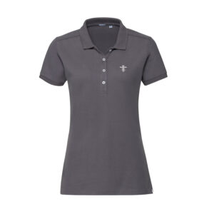 POLO MUJER GRIS ANTRACITA