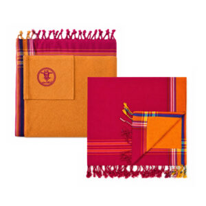 TOALLA PAREO KIKOY FUCSIA Y NARANJA