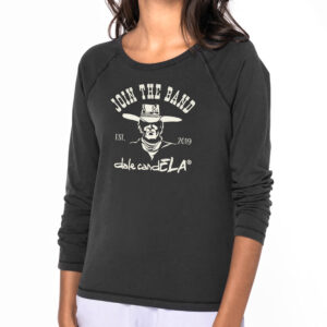 CAMISETA MUJER GRIS MANGA LARGA