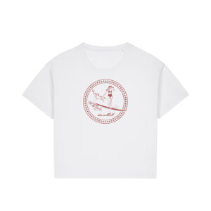 CAMISETA MUJER BLANCA SURFISTA