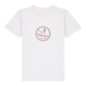 CAMISETA NIÑA BLANCA SURFISTA