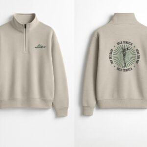 SUDADERA BEIGE RAYOS